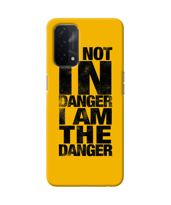 Im not in danger quote Oppo A74 5G Back Cover