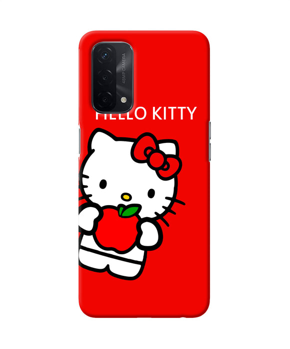 Hello kitty red Oppo A74 5G Back Cover