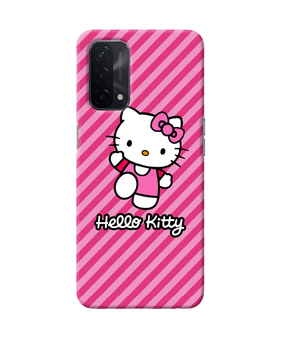 Hello kitty pink Oppo A74 5G Back Cover