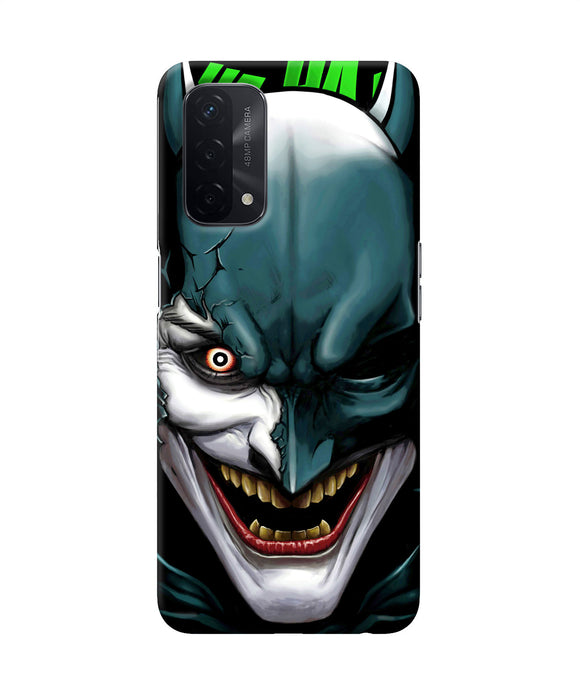 Batman joker smile Oppo A74 5G Back Cover