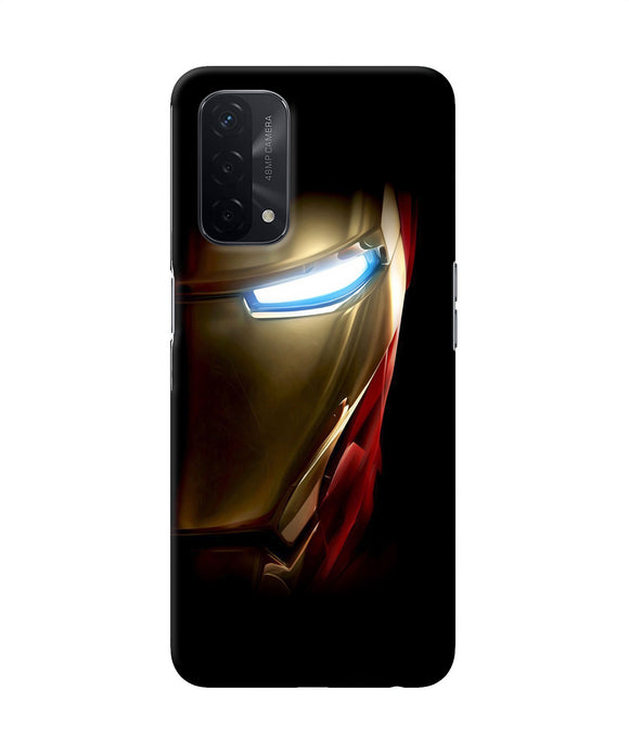 Ironman half face Oppo A74 5G Back Cover