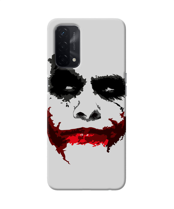 Joker dark knight red smile Oppo A74 5G Back Cover