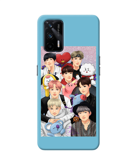 BTS with animals Realme X7 Max Back Cover