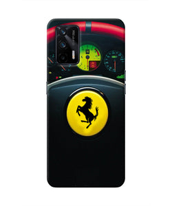 Ferrari Steeriing Wheel Realme X7 Max Real 4D Back Cover