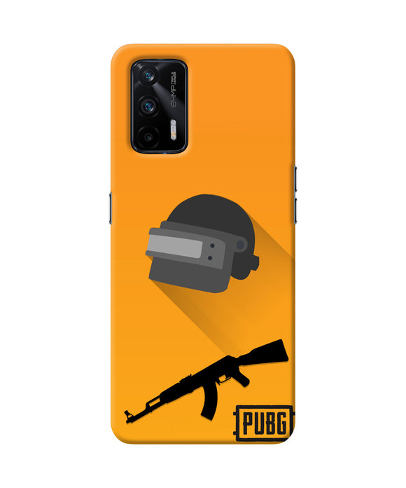 PUBG Helmet and Gun Realme X7 Max Real 4D Back Cover