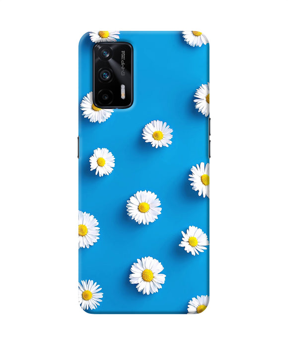 White flowers Realme X7 Max Back Cover