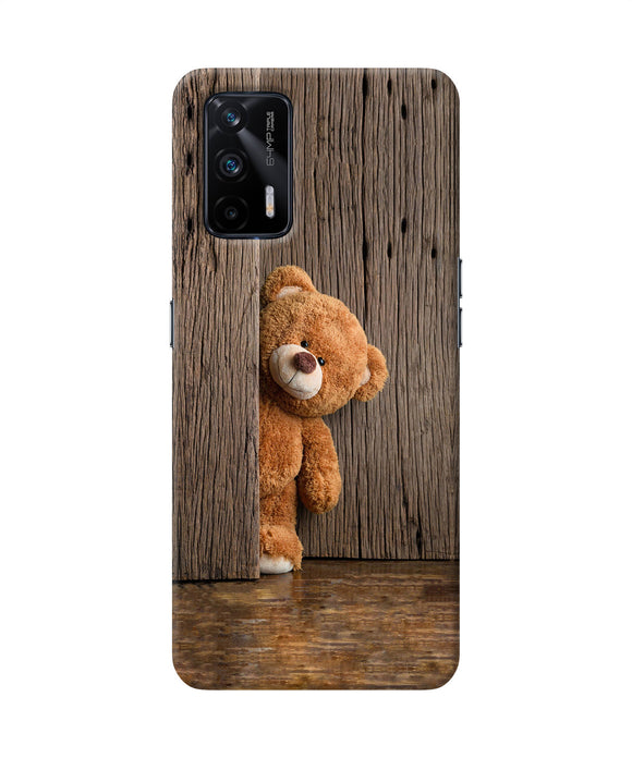 Teddy wooden Realme X7 Max Back Cover
