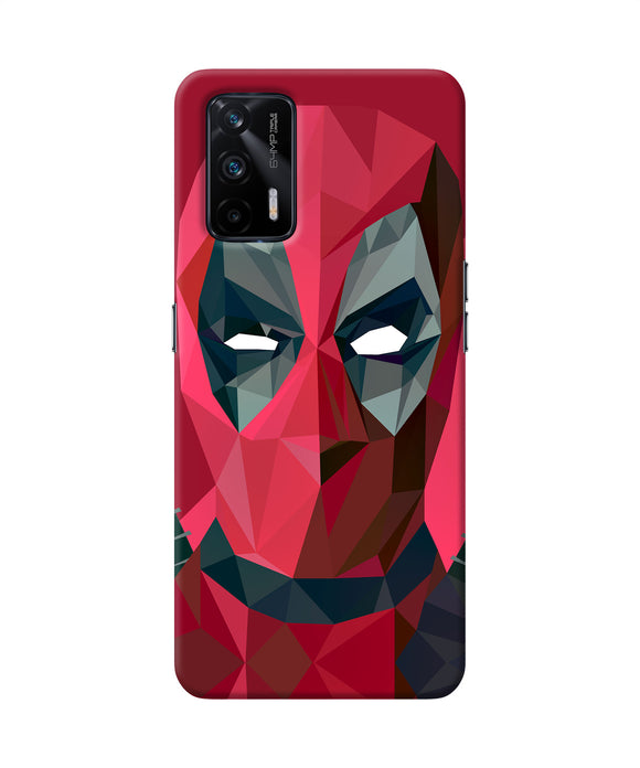 Abstract deadpool full mask Realme X7 Max Back Cover