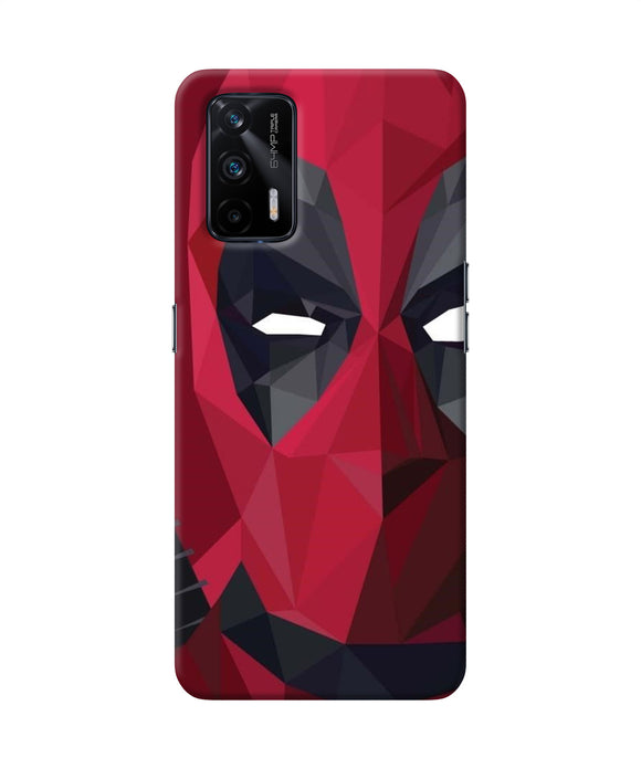Abstract deadpool half mask Realme X7 Max Back Cover