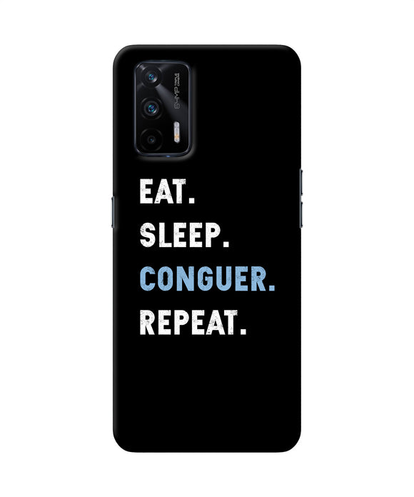Eat sleep quote Realme X7 Max Back Cover