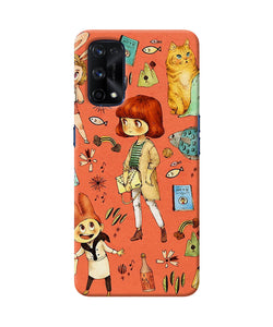 Canvas little girl print Realme X7 Pro Back Cover