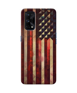 Vintage US flag Realme X7 Pro Back Cover