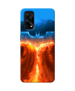 Burning batman logo Realme X7 Pro Back Cover