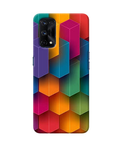 Abstract rectangle print Realme X7 Pro Back Cover