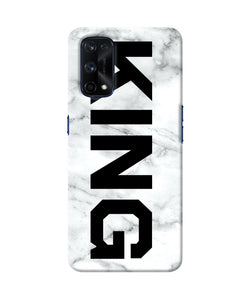 King marble text Realme X7 Pro Back Cover