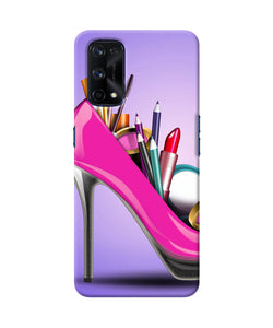 Makeup heel shoe Realme X7 Pro Back Cover