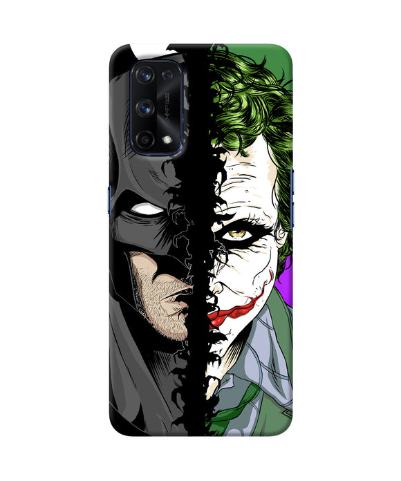 Batman vs joker half face Realme X7 Pro Back Cover