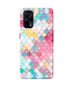 Colorful fish skin Realme X7 Pro Back Cover