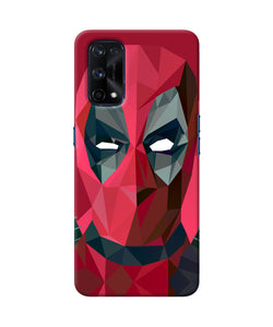 Abstract deadpool full mask Realme X7 Pro Back Cover