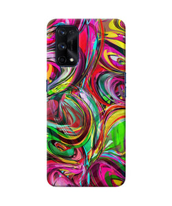 Abstract colorful ink Realme X7 Pro Back Cover