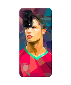 Abstract ronaldo Realme X7 Pro Back Cover