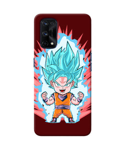 Goku little character Realme X7 Pro Back Cover