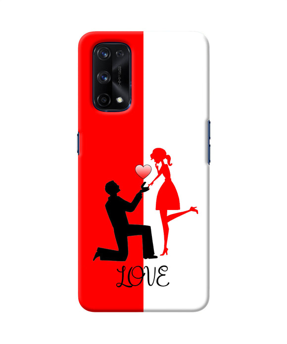 Love propose red and white Realme X7 Pro Back Cover