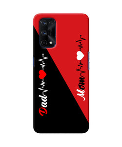 Mom dad heart line Realme X7 Pro Back Cover