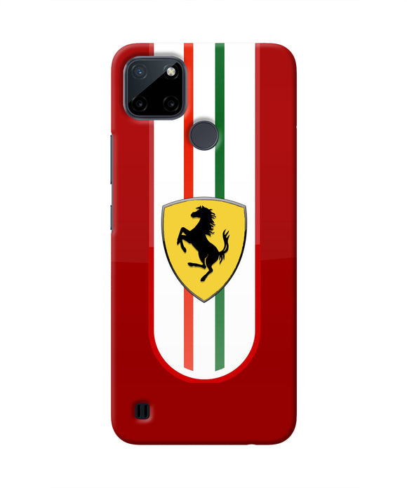 Ferrari Art Realme C21Y/C25Y Real 4D Back Cover