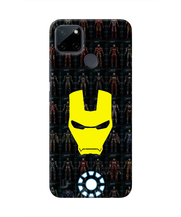 Iron Man Suit Realme C21Y/C25Y Real 4D Back Cover
