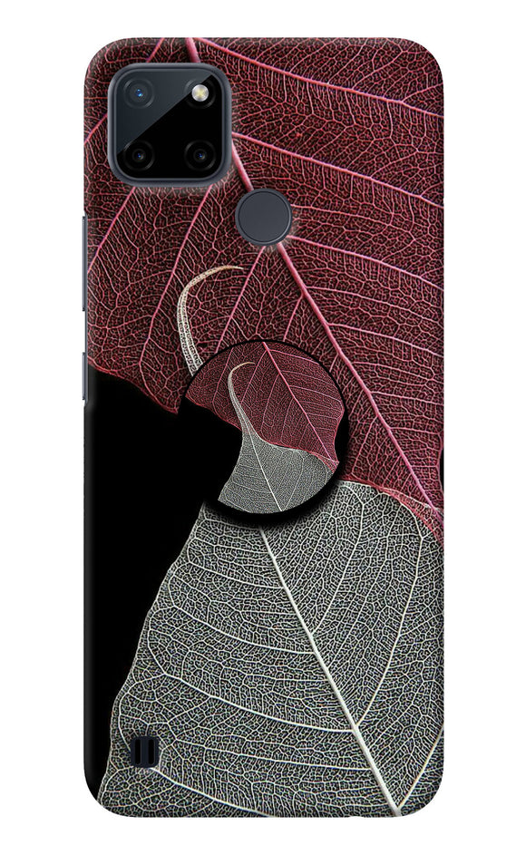 Leaf Pattern Realme C21Y/C25Y Pop Case