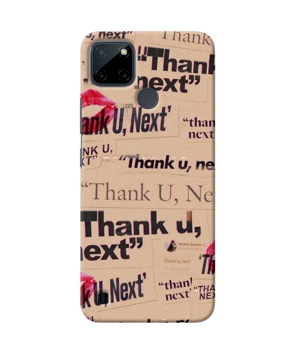 Thank you next Realme C21Y/C25Y Back Cover