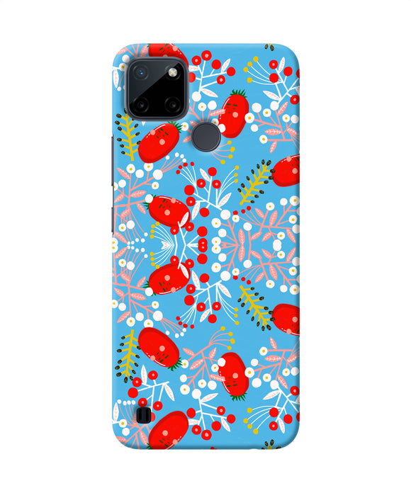 Small red animation pattern Realme C21Y/C25Y Back Cover
