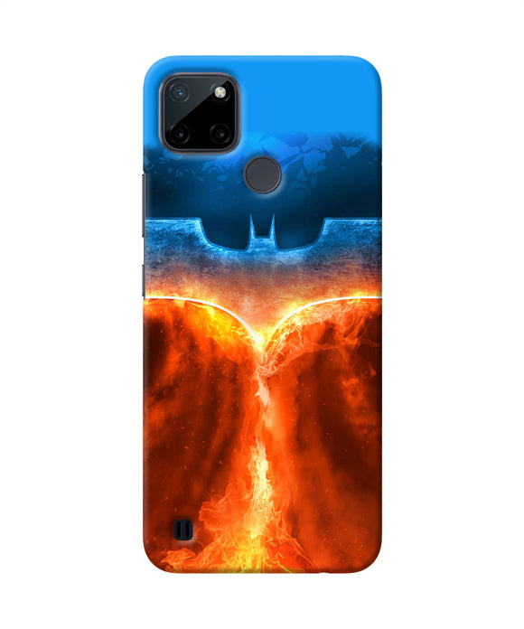 Burning batman logo Realme C21Y/C25Y Back Cover