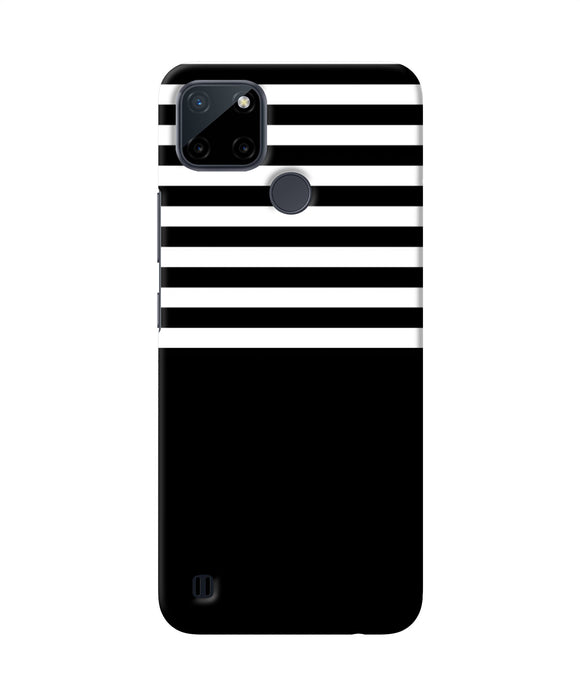 Black and white print Realme C21Y/C25Y Back Cover