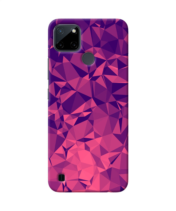 Abstract red blue shine Realme C21Y/C25Y Back Cover