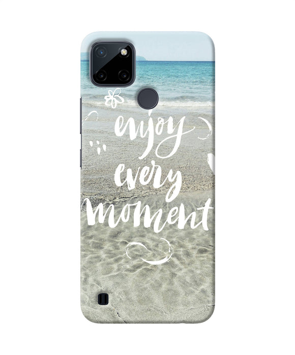 Enjoy every moment sea Realme C21Y/C25Y Back Cover
