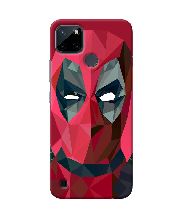 Abstract deadpool full mask Realme C21Y/C25Y Back Cover