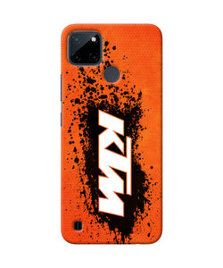 KTM black spray Realme C21Y/C25Y Back Cover