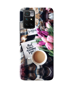 Love Coffee Quotes Redmi 10 Prime Back Cover