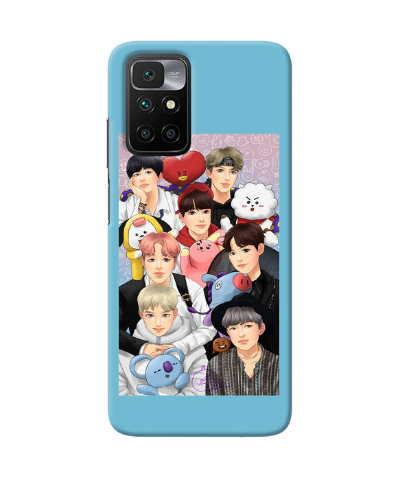 BTS with animals Redmi 10 Prime Back Cover