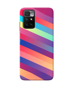 Stripes color Redmi 10 Prime Back Cover