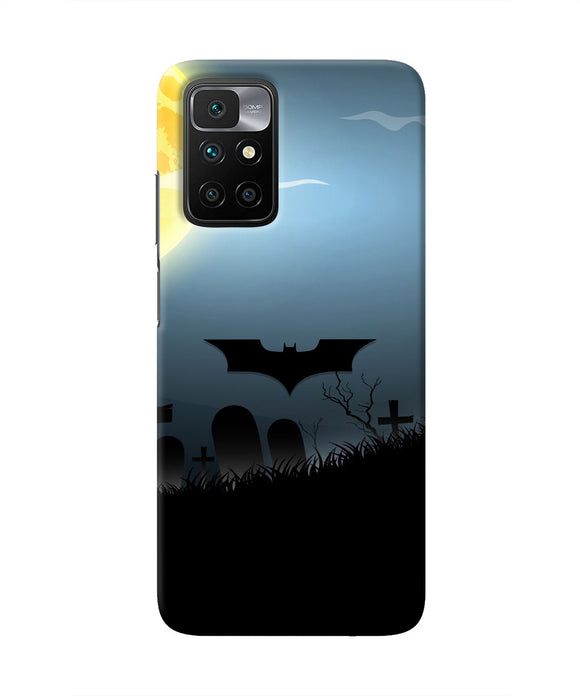 Batman Scary cemetry Redmi 10 Prime Real 4D Back Cover