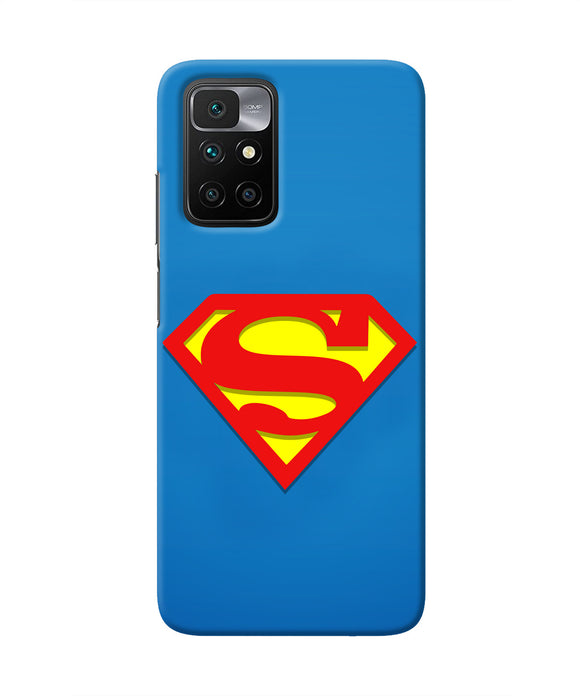 Superman Blue Redmi 10 Prime Real 4D Back Cover