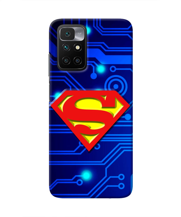 Superman Abstract Redmi 10 Prime Real 4D Back Cover
