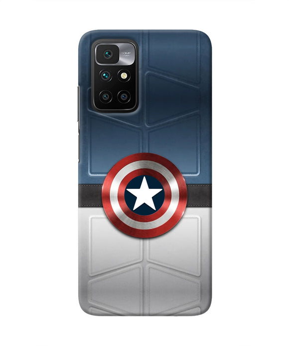 Captain America Suit Redmi 10 Prime Real 4D Back Cover