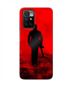 Rocky Bhai with Gun Redmi 10 Prime Real 4D Back Cover