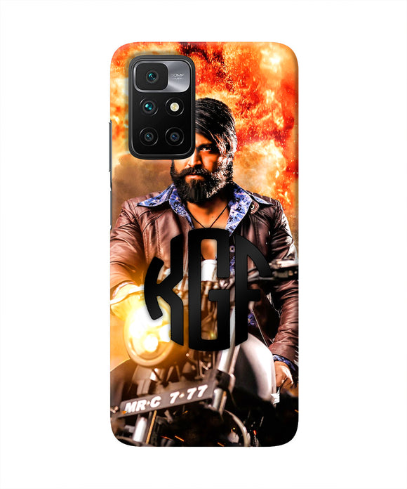 Rocky Bhai on Bike Redmi 10 Prime Real 4D Back Cover