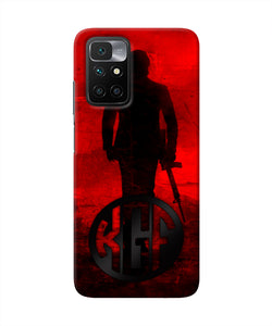 Rocky Bhai K G F Chapter 2 Logo Redmi 10 Prime Real 4D Back Cover