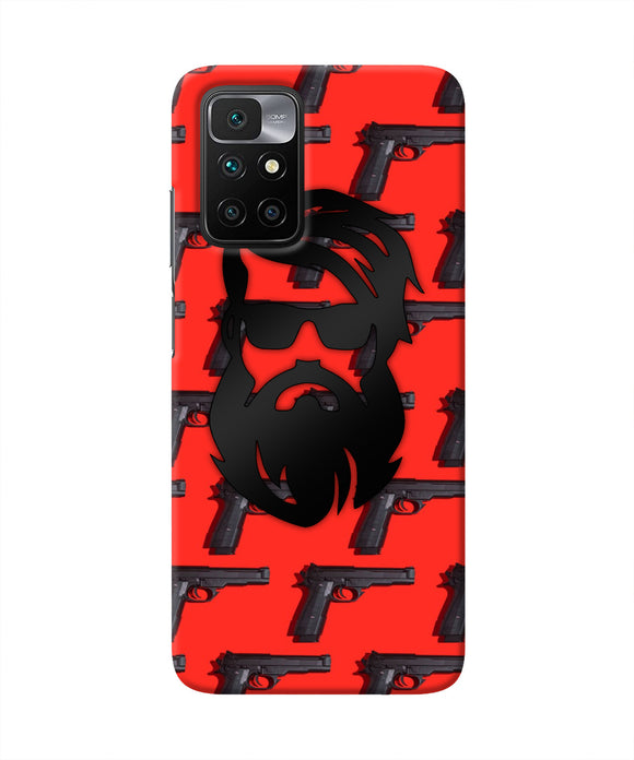 Rocky Bhai Beard Look Redmi 10 Prime Real 4D Back Cover